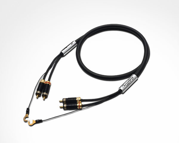 SAEC SCX-5000 Serendipity DS D-R（DIN5ピン→RCA）オーディオ光カートリッジ用フォノケーブル 1.3m