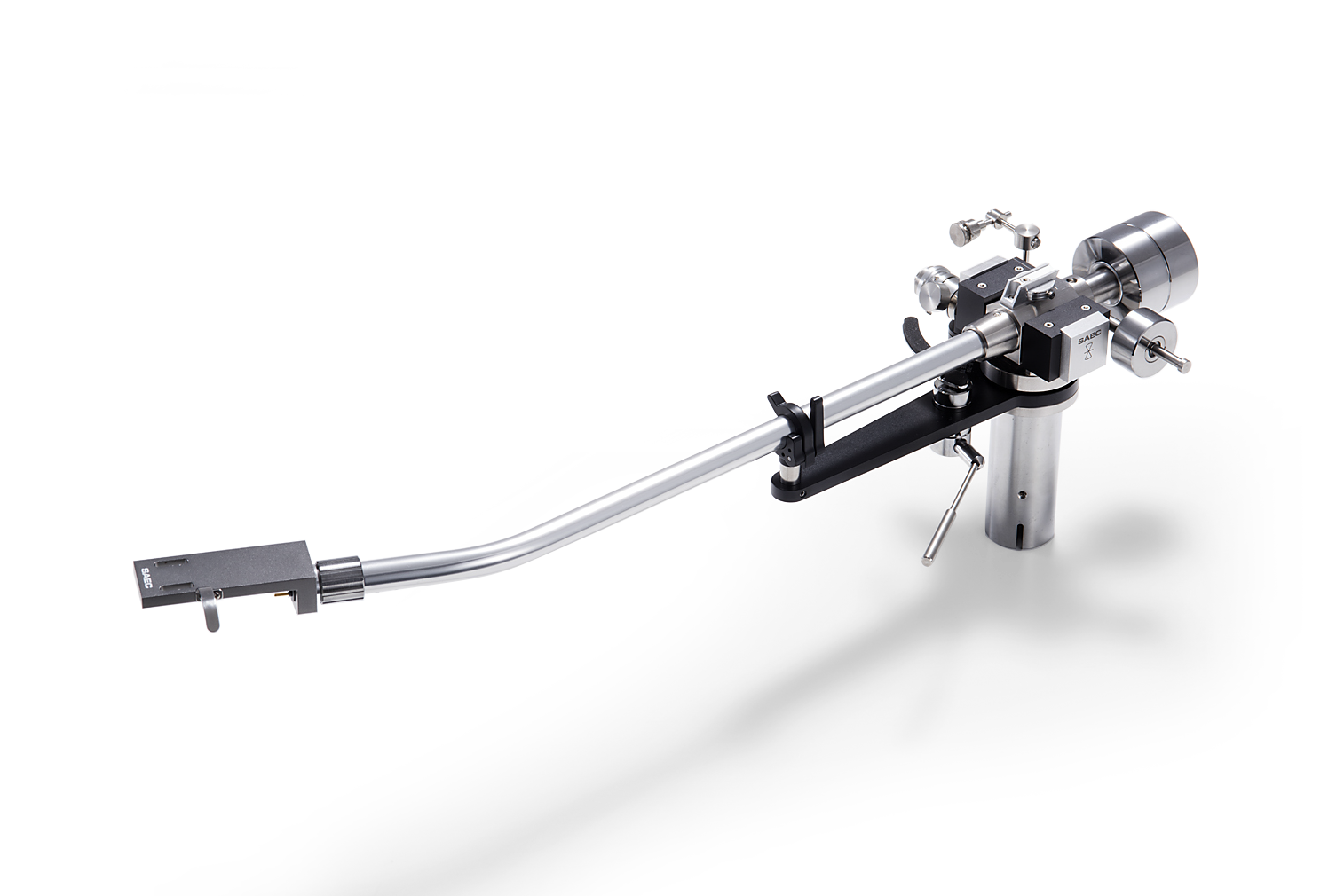 SAEC サエク WE-712 ダブルナイフエッジ機構搭載 スタティックバランス・ユニバーサル型トーンアーム 日本製