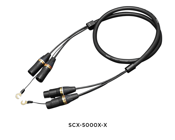 SAEC SCX-5000X-X [XLR→XLR] PC-Triple C導体を採用したハイエンドバランス型フォノケーブル 1.3m 日本製