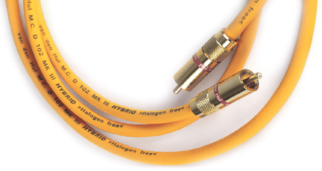 van den Hul VH-102HYB-10W RCA-RCA インターコネクトケーブル 1.0m×2本