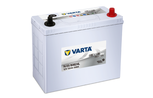 VARTA SILVER DYNAMIC EFB 　N-55　（80B24L）/ ファルタ（バルタ）　シルバーダイナミック　バッテリー　アイドリングストップ