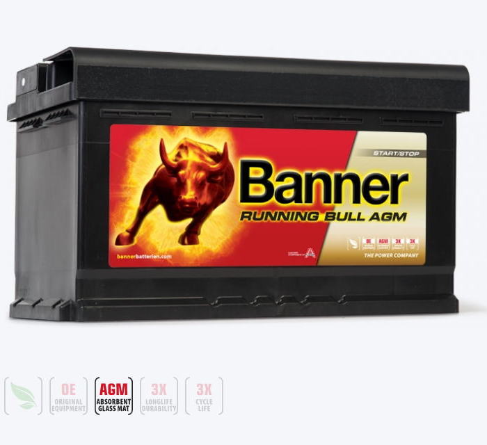 AGM-580-01 / LN4 / Banner バナー バッテリー