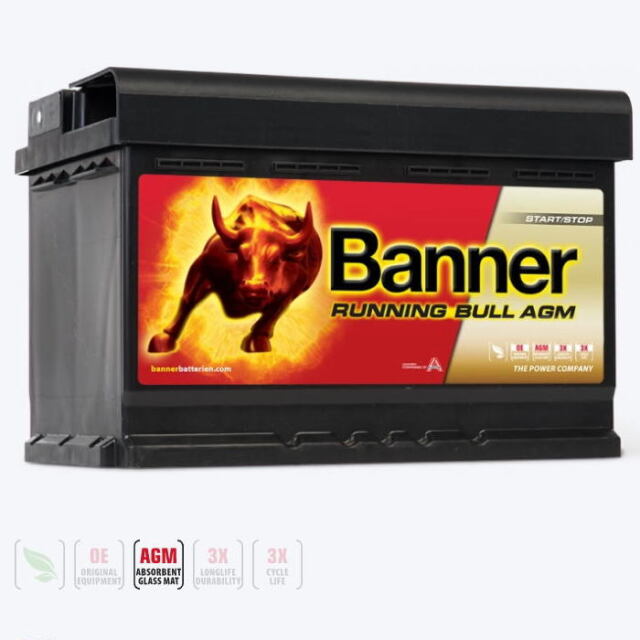 BANNER / バナー AGM バッテリー / Banner Running Bull AGM