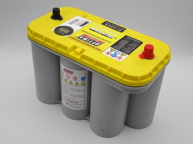 OPTIMA D1400S 斜め後ろ２　オプティマバッテリー