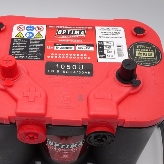 OPTIMA オプティマ RT 1050U / RTU4.2  レッドトップ　ラベルアップ
