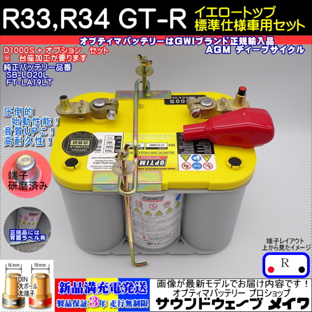 OPTIMA オプティマ GT-R 標準仕様セット　D1000S / YTS4.2