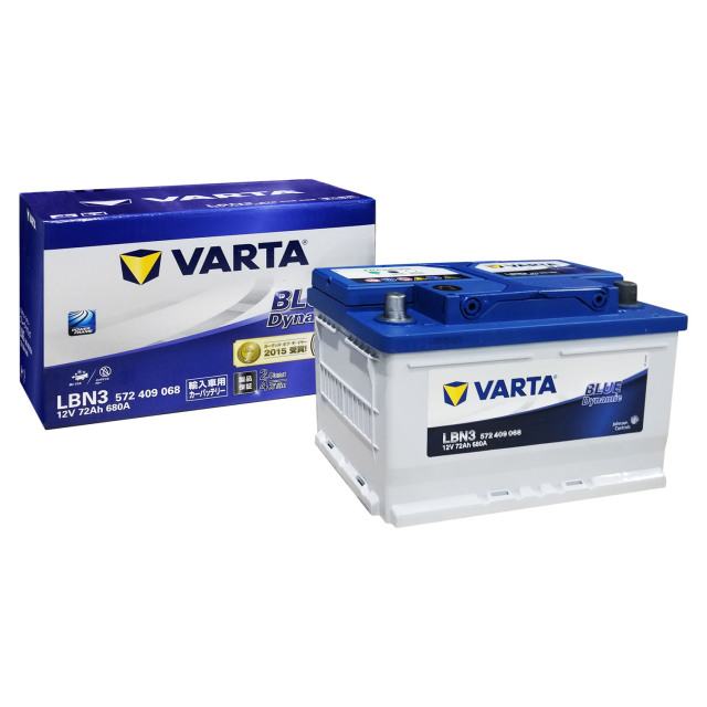 VARTA BLUE DYNAMIC LBN3 /LB3 / 572409068 / E43 / ファルタ（バルタ）　ブルーダイナミック　バッテリー