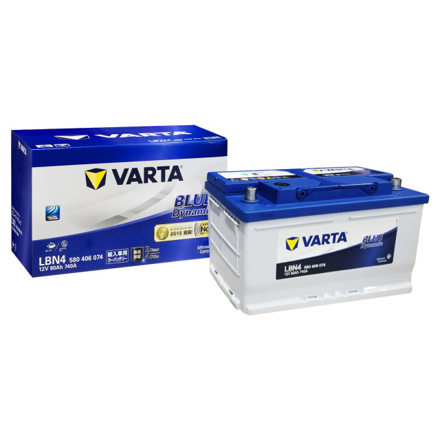 VARTA BLUE DYNAMIC LBN4 /LB4 / 580406074 / F17 / ファルタ（バルタ）　ブルーダイナミック　バッテリー