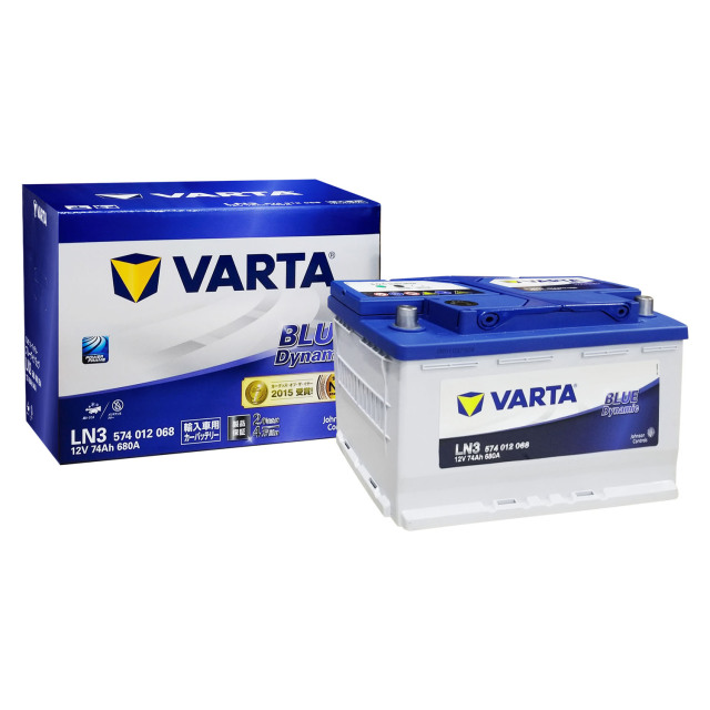 VARTA BLUE DYNAMIC LN3 /L3 / 574 012 068 / E11 / ファルタ（バルタ）　ブルーダイナミック　バッテリー