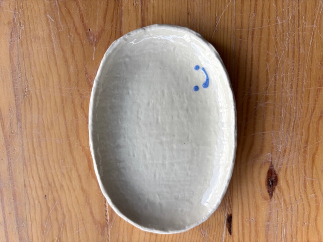 小判皿小（スマイル）（手描き）