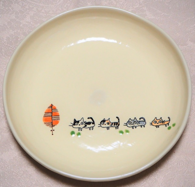 パスタ皿（ねこ）