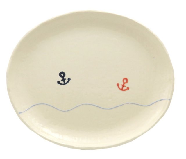 小判皿大（かわいい）いかり波