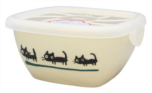 パック小（ねこ）/黒ねこグリーン