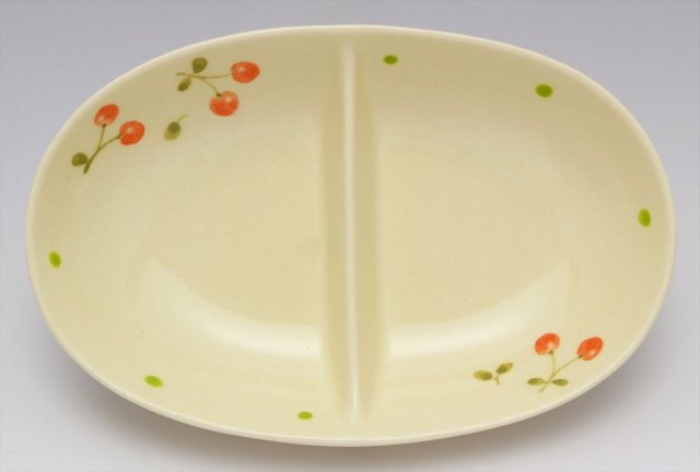 仕切皿（かわいい）(フルーツや花)