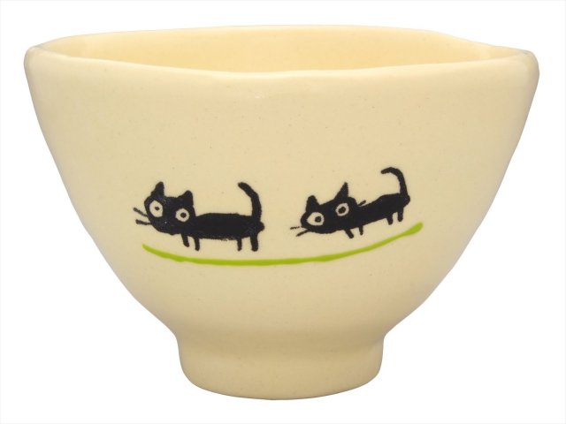 みにめし（ねこ）/黒ねこライトグリーン
