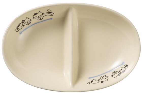 仕切皿（ねこ）