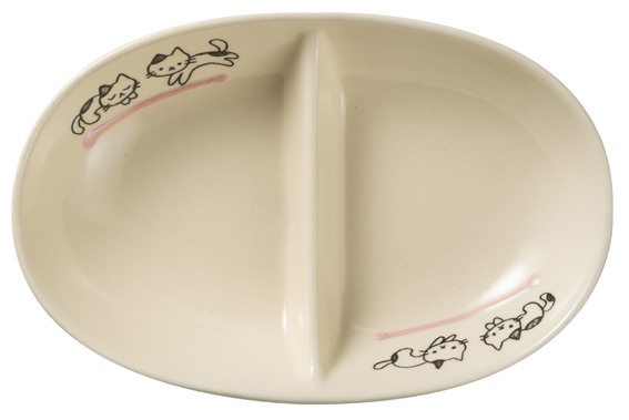 仕切皿（ねこ）