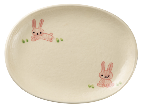 小判皿中（かわいい）/うさぎ
