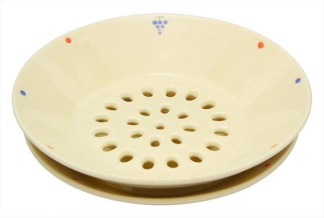 水切皿（かわいい）（手描き）（ドット）