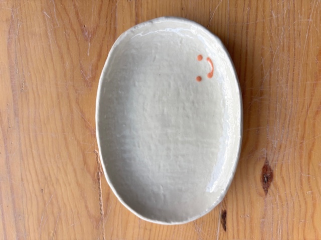 小判皿小（スマイル）（手描き）