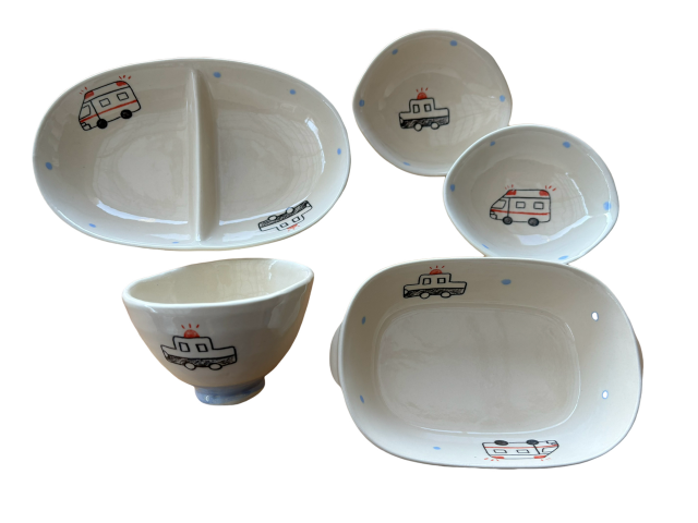 食器セット（かっこいい）（名入れ可能）