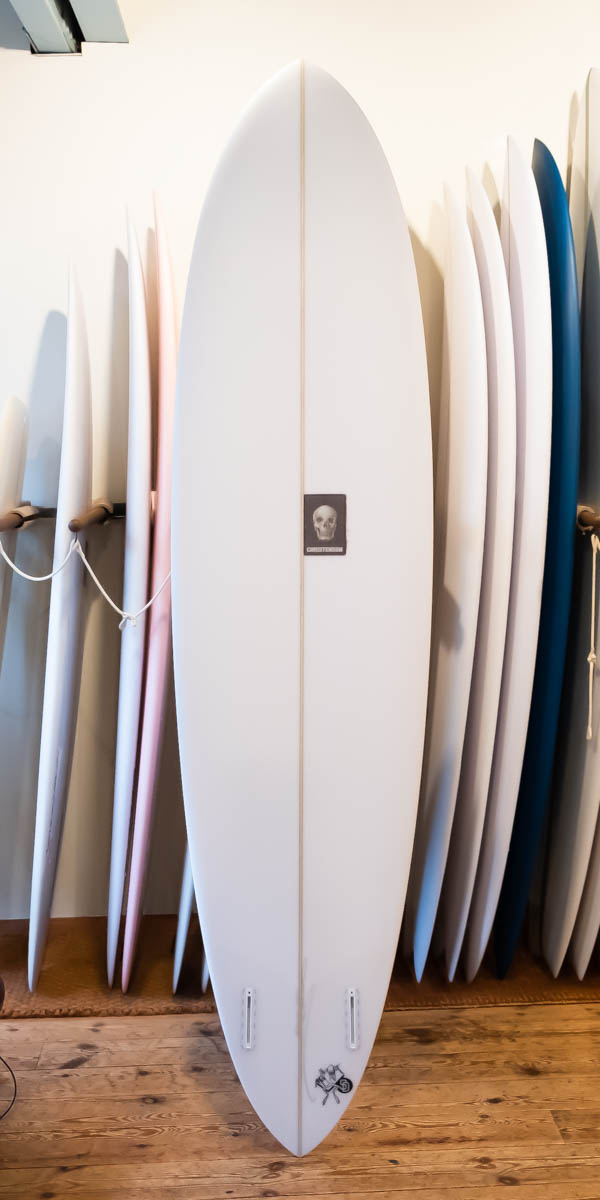 クリステンソン シーバケット ツイン 7'8" CHRISTENSON C-BUCKET TWIN / デッキ面全体 スカルロゴ