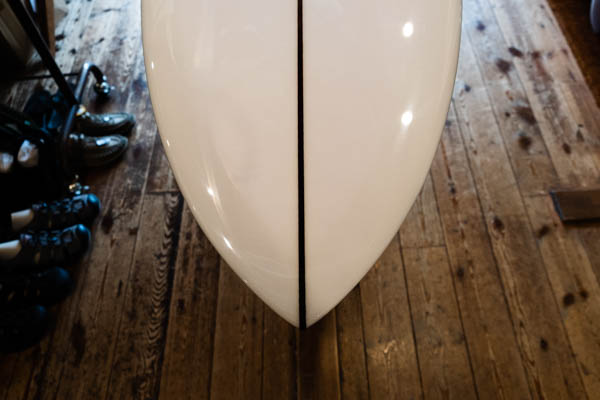 クリステンソン シーバケット 8'4" CHRISTENSON C-BUCKET / ノーズ形状 クローズアップ