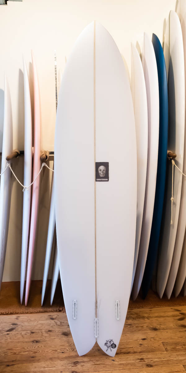 クリステンソン デイトナ 7'6" CHRISTENSON DAYTONA / デッキ面全体 スカルロゴ