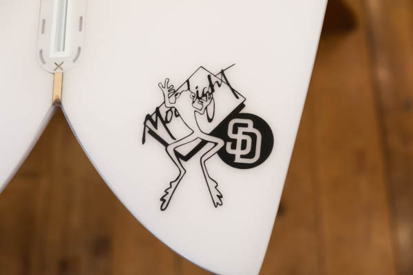 クリステンソン デイトナ 7'6" CHRISTENSON DAYTONA / テール ステッカー クローズアップ