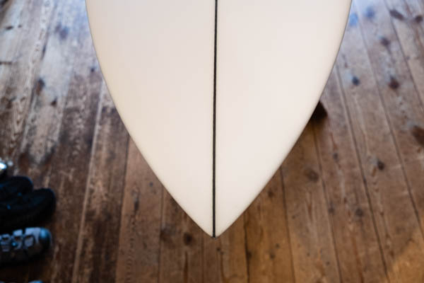 クリステンソン ロングフィッシュ 6'6" CHRISTENSON SURFBOARDS LONG PHISH / ノーズ形状 クローズアップ
