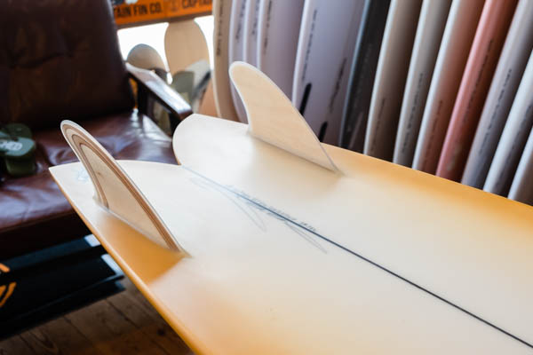 クリステンソン ロングフィッシュ 6'8" CHRISTENSON LONG PHISH / ツインフィン 取り付け部