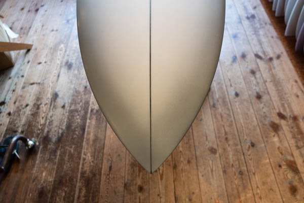 クリステンソン ロングフィッシュ 6'10" CHRISTENSON SURFBOARDS LONG PHISH / ノーズ形状 クローズアップ