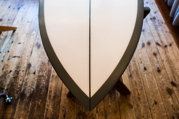 クリステンソン フィッシュ 5'8" CHRISTENSON SURFBOARDS FISH / ノーズ形状 クローズアップ