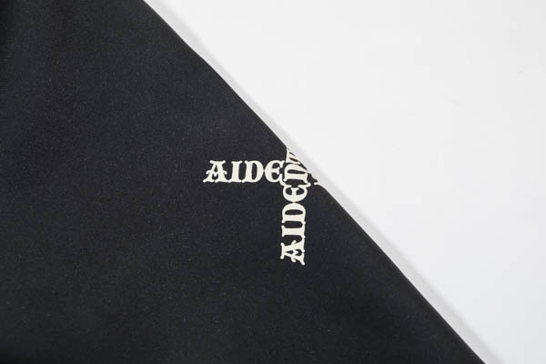 アイデンティファイ 1mm Mesh Skin Front Zip Jackets ジャケット / ブラック・ホワイト スリーブ比較