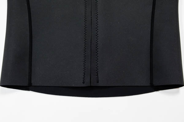 アイデンティファイ 1mm Mesh Skin Front Zip Jackets ジャケット / フロントジッパー・裾縫製詳細