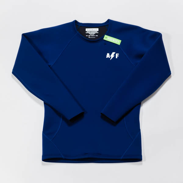 アイデンティファイ 1.5mm W.Jersey Tapper タッパー ネイビー / 正面