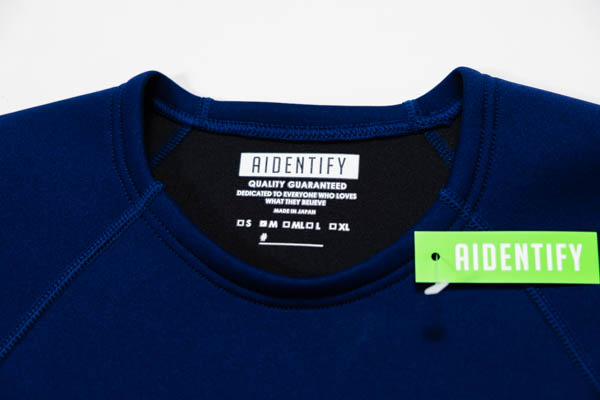 アイデンティファイ 1.5mm W.Jersey Tapper タッパー / 内側タグ・MADE IN JAPAN