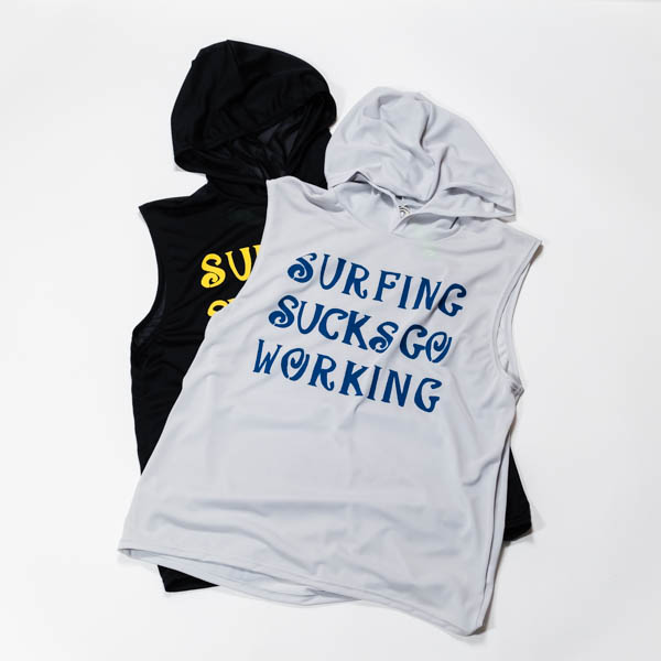 アイデンティファイ ノースリーブパーカー / AIDENTIFY Sunguard Sleeveless Hoody "SARCASM"