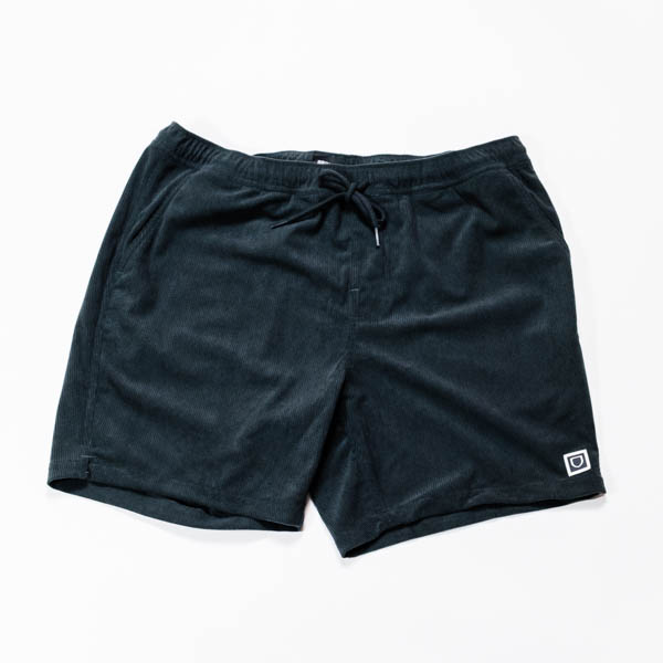 ブリクストン コーデュロイショーツ メンズ ブラック / 正面