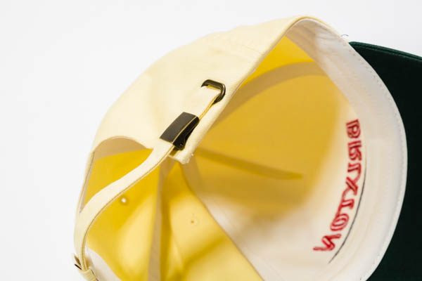 BRIXTON サーティファイド LP アジャスタブル ハット イエロー / ティール — 着用イメージ