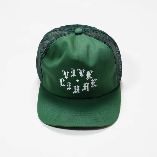 BRIXTON ヴィーヴ リブレ MP トラッカー ハット グリーン — サイド