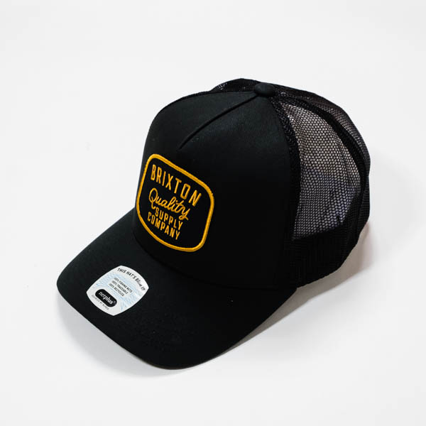 BRIXTON ブリクストン ヒューバル C NP MP トラッカー ハット ブラック — 正面