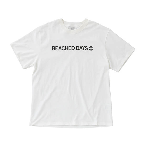 ビーチドデイズ ベーシック ロゴ S/S Tee ホワイト / 正面