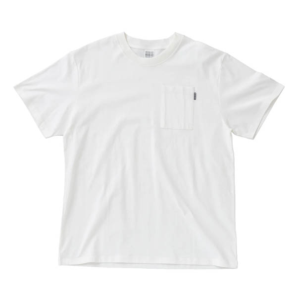 ビーチドデイズ ベーシック ポケット S/S Tee ホワイト / 正面