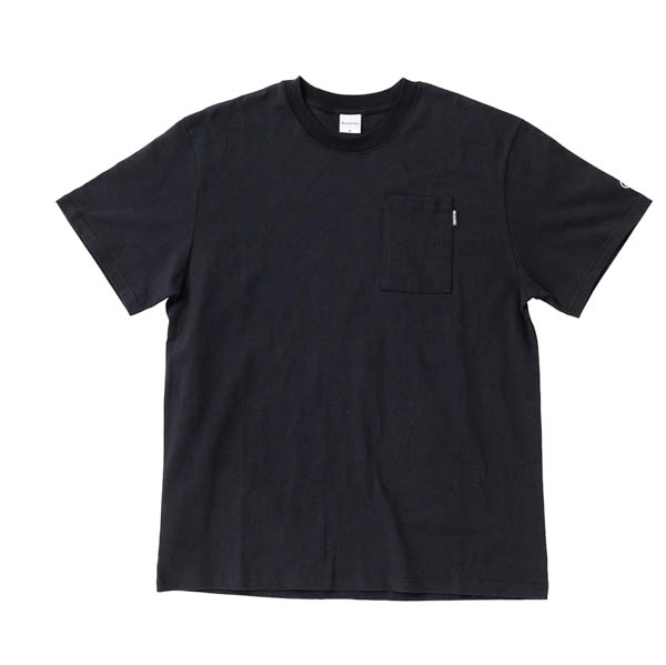 ビーチドデイズ ベーシック ポケット S/S Tee ブラック / 正面