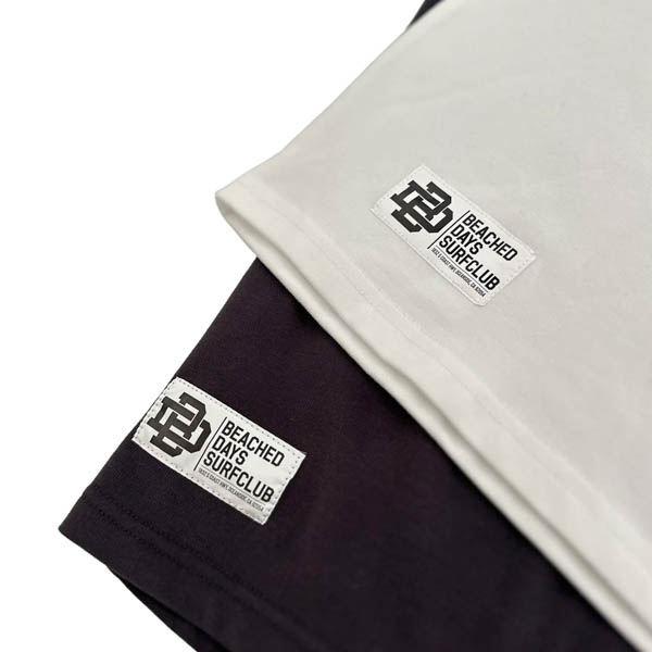 ビーチドデイズ SURF CLUB Tee / ロゴタグ詳細