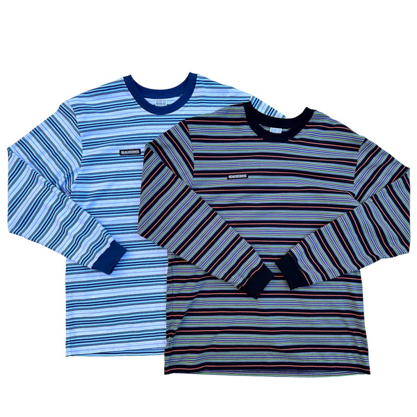 BEACHED DAYS ビーチドデイズ / ドライ マルチボーダー L/S Tee
