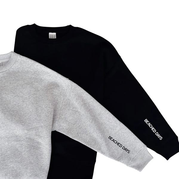 BEACHED DAYS ビーチドデイズ / オーバーサイズ クルーネック スウェット