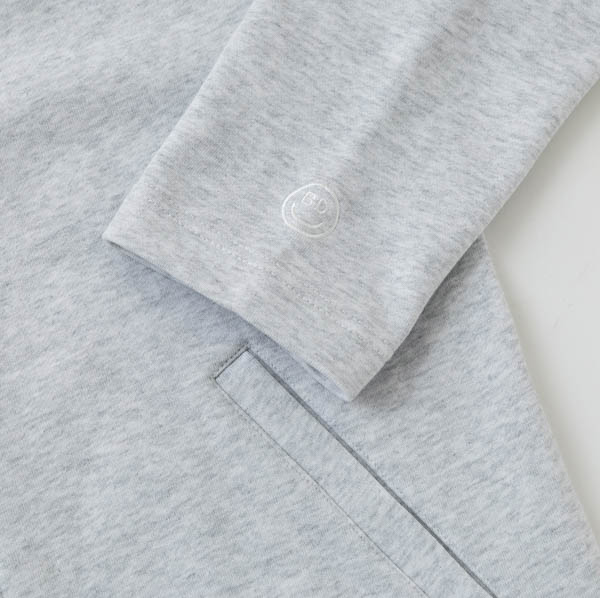 ビーチドデイズ スウェット スナップ カーディガン ネービー / 背面