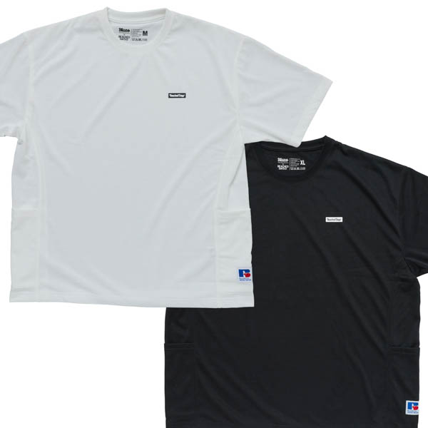 ビーチドデイズ × ブルコ ファンクションサイドポケットTシャツ ホワイト ブラック / カラー展開